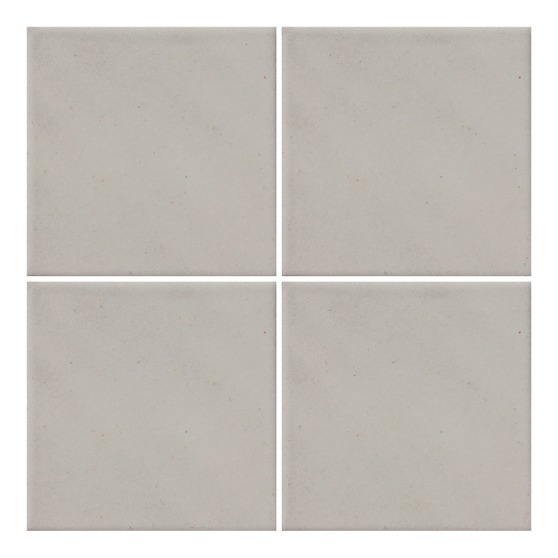 Azulejo 10.5cm Artesanal Tipo Talavera Liso 90pz Marfil Cálido- Mate