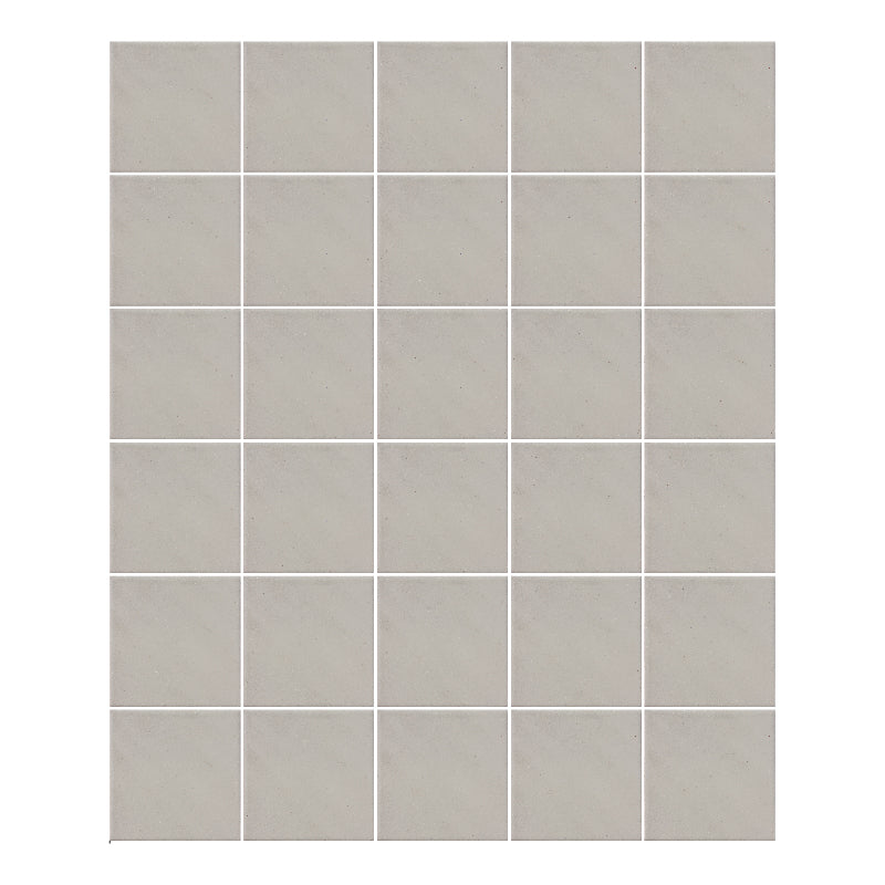 Azulejo 10.5cm Artesanal Tipo Talavera Liso 90pz Marfil Cálido- Mate