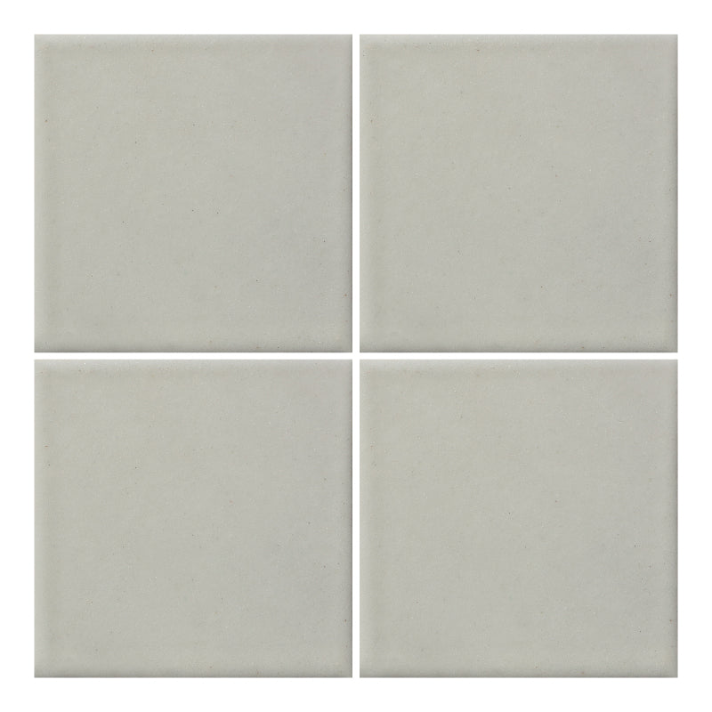 Azulejo 10.5cm Artesanal Tipo Talavera Liso 90pz Marfil Claro - Mate