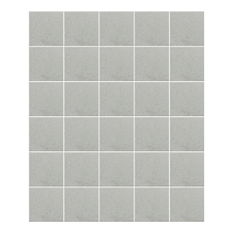 Azulejo 10.5cm Artesanal Tipo Talavera Liso 90pz Blanco Salpicado - Mate