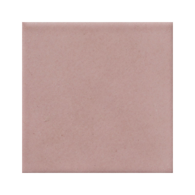 Talavera-style handmade tile, 10.5cm, smooth, 90 pieces, pink jasper