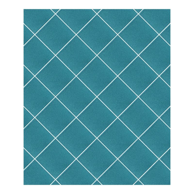 Azulejo 10.5cm Artesanal Tipo Talavera Liso 90pz Turquesa Profundo - Mate