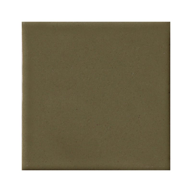 Azulejo 10.5cm Artesanal Tipo Talavera Liso 90pz Verde Oliva - Mate