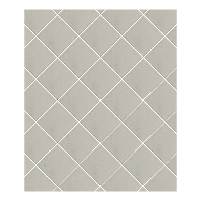 Azulejo 10.5cm Artesanal Tipo Talavera Liso 90pz Blanco Cálido - Mate