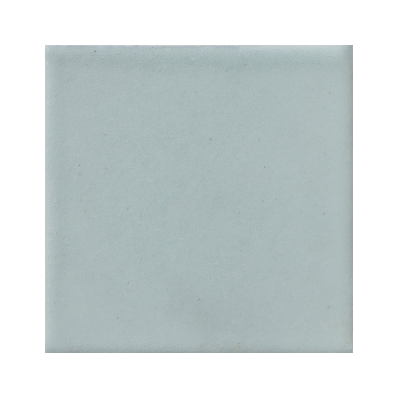 Azulejo 10.5cm Artesanal Tipo Talavera Liso 90pz Azul Grisáceo Claro - Mate