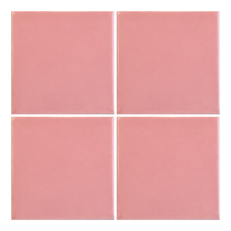 Azulejo Cerámico 10.5cm 1m2 Rosa Colonial Liso