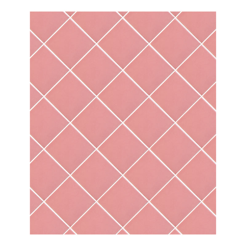 Azulejo Cerámico 10.5cm 1m2 Rosa Colonial Liso