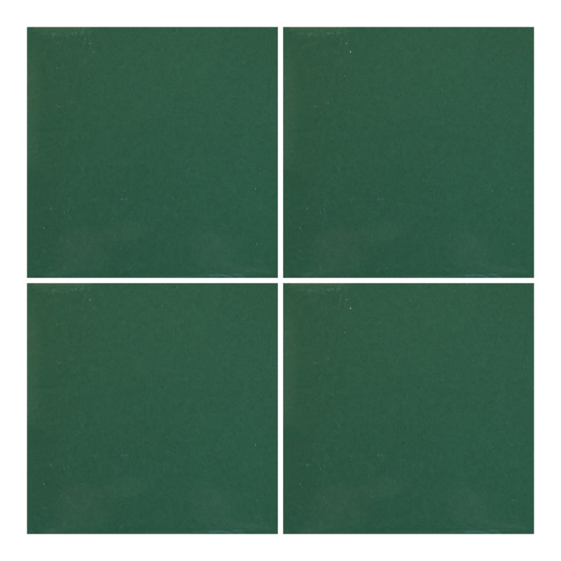 Azulejo Cerámico 10.5cm 1m2 Verde Laurel Liso