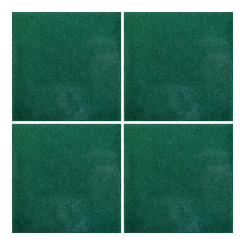 Azulejo Cerámico 10.5cm 1m2 Verde Colonial Liso