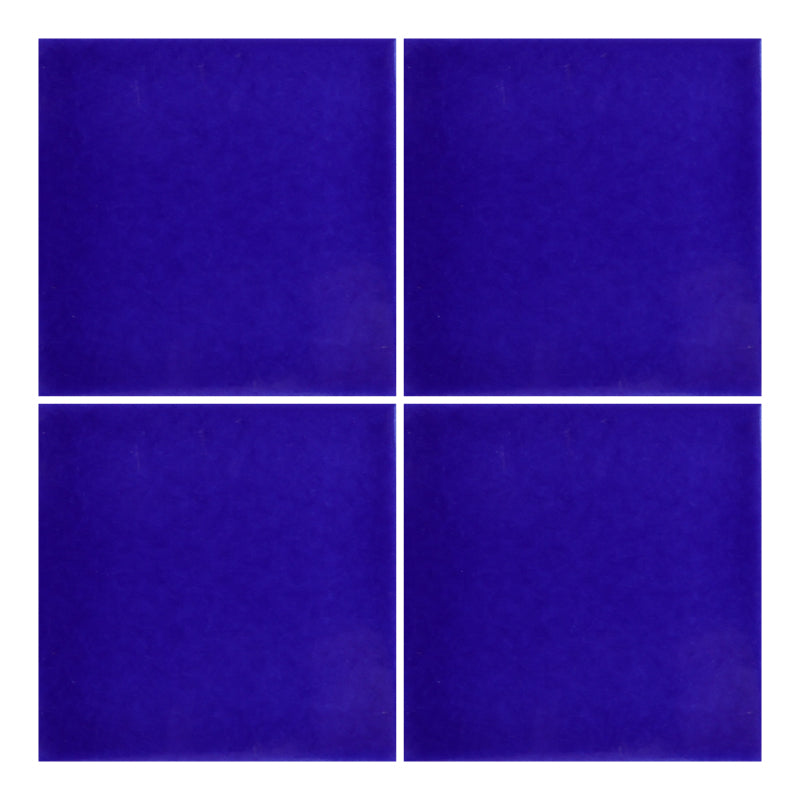 Azulejo Cerámico 10.5cm 1m2 Azul Colonial Liso