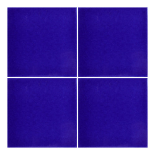 Azulejo Cerámico 10.5cm 1m2 Azul Colonial Liso