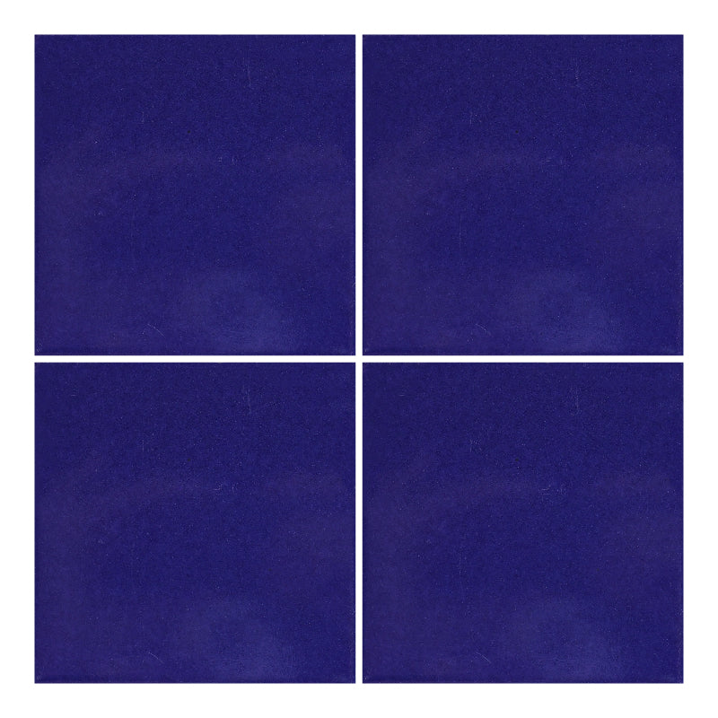 Azulejo Cerámico 10.5cm 1m2 Azul Cobalto Liso