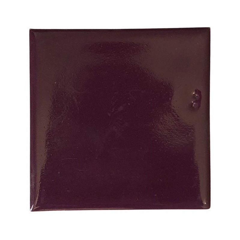 Azulejo 15.5cm Artesanal Talavera Liso 44pz Colores Uva