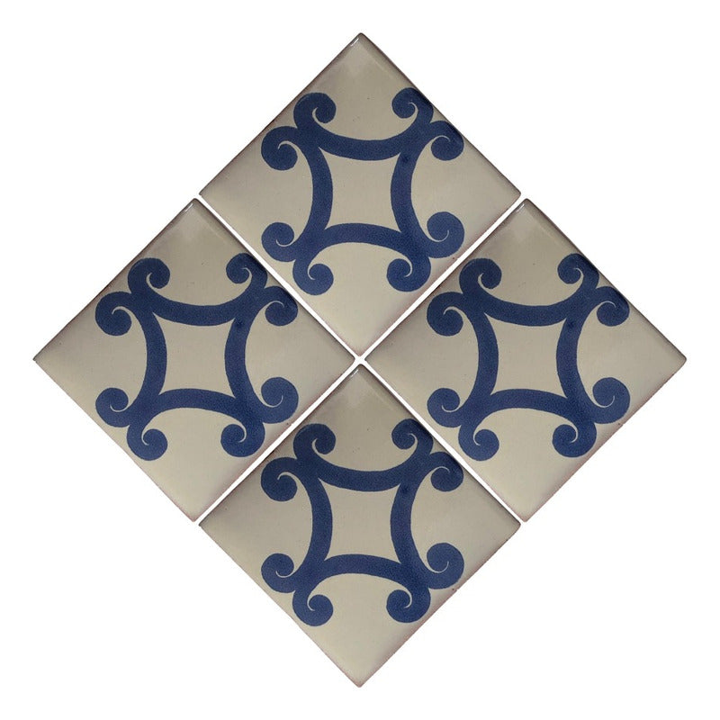 Azulejo Artesanal Talavera Liso 90pz #acls-39