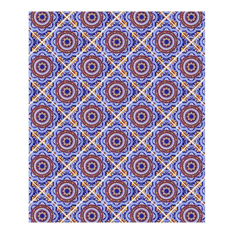 Azulejo Cerámico Artesanal 1m2  Alhambra 15 Blanco