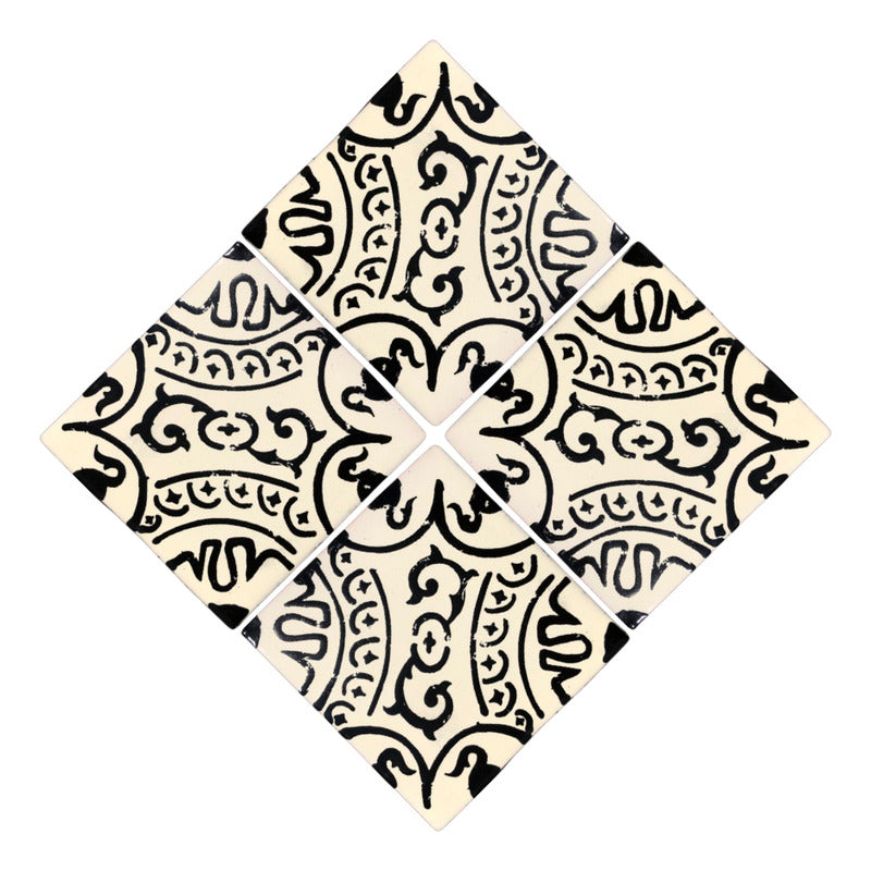 Azulejo 10.5cm Artesanal Talavera Liso 90pz #acls-118