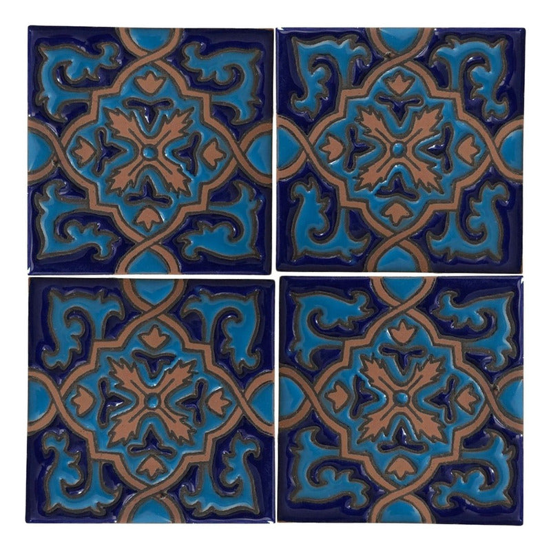 Azulejo Artesanal Talavera Relieve 90pz #acrs-02