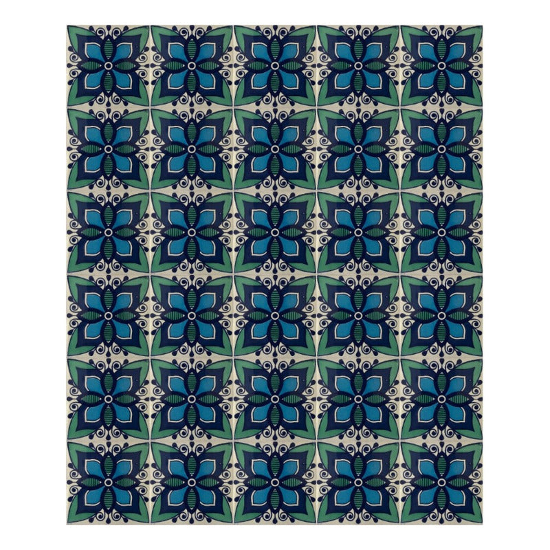 Azulejo 10.5cm Artesanal Tipo Talavera Liso 90pz #acln Acln-31
