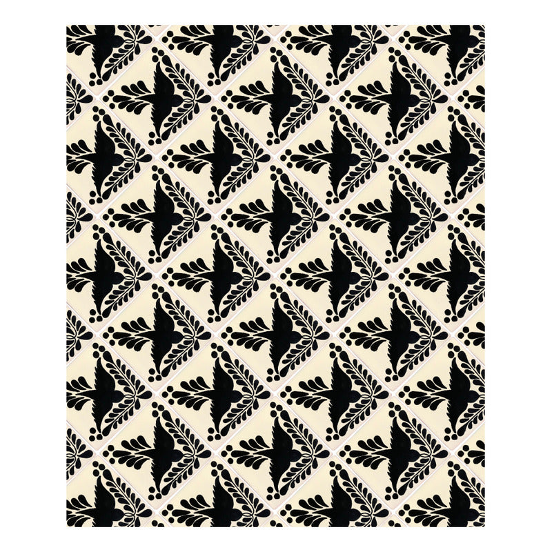 Azulejo 10.5cm Artesanal Talavera Liso 90pz #acls-108