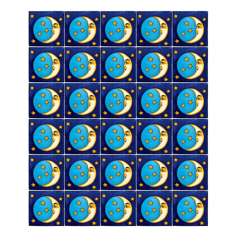 Azulejo Artesanal Talavera Liso 90pz #acln-16