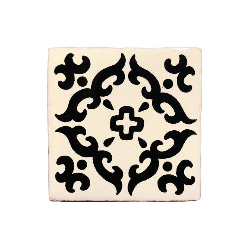 Azulejo 10.5cm Artesanal Talavera Liso 90pz #acls-115