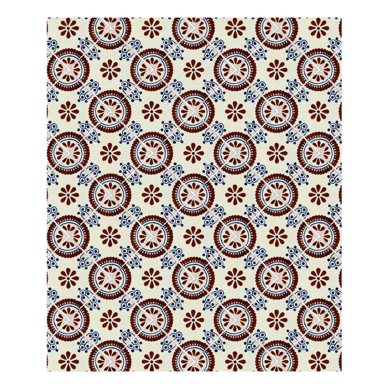 Azulejo 10.5cm Artesanal Talavera Liso 90pz #acls-98