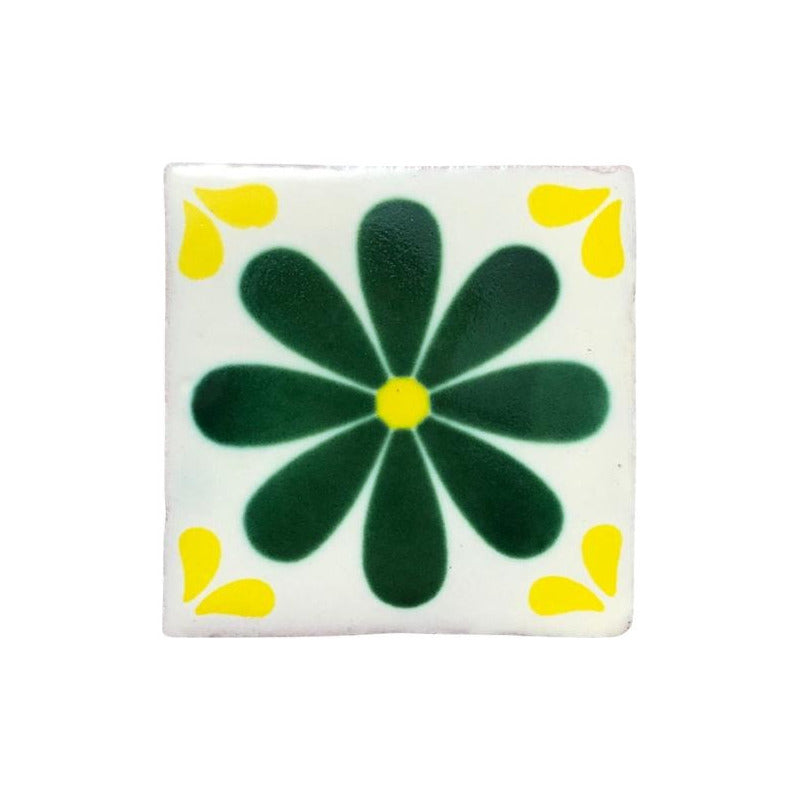 Azulejo 10.5cm Artesanal Talavera Liso 90pz #acls Acls-102