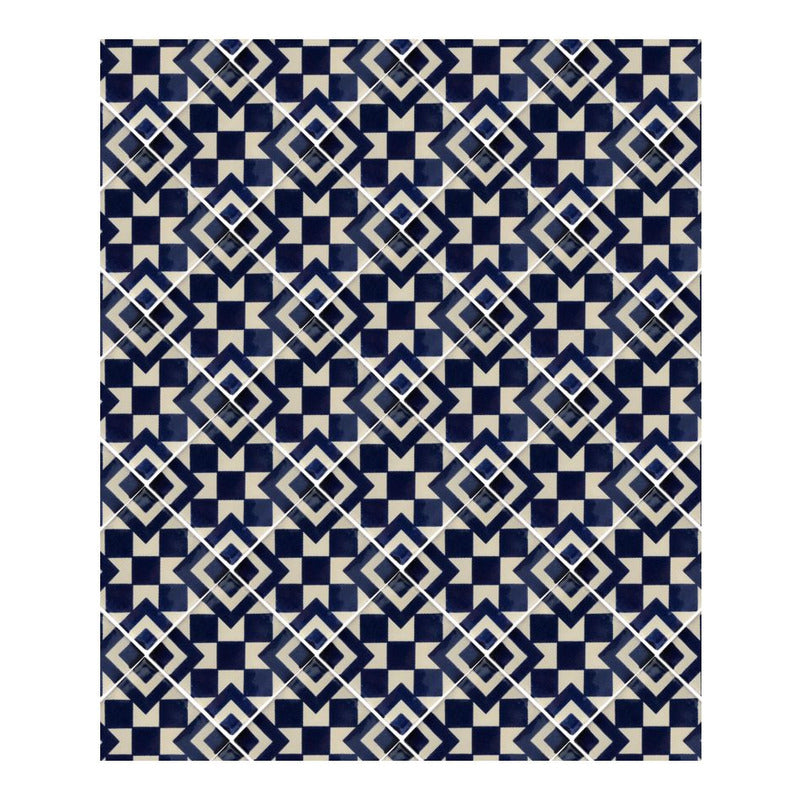 Azulejo 10.5cm Artesanal Talavera Liso 90pz #acls-40