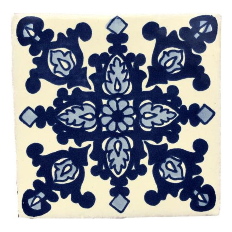 Azulejo Artesanal Tipo Talavera Liso 90pz #acls-90