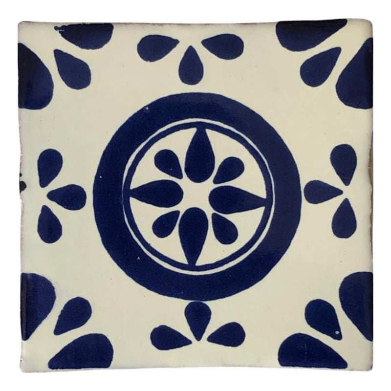 Azulejo Artesanal Tipo Talavera Liso 90pz #acls-50