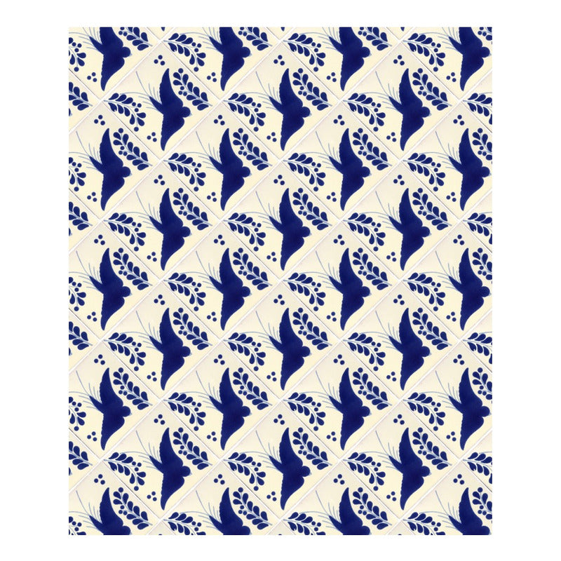 Azulejo Artesanal Talavera Liso 90pz #acls-131