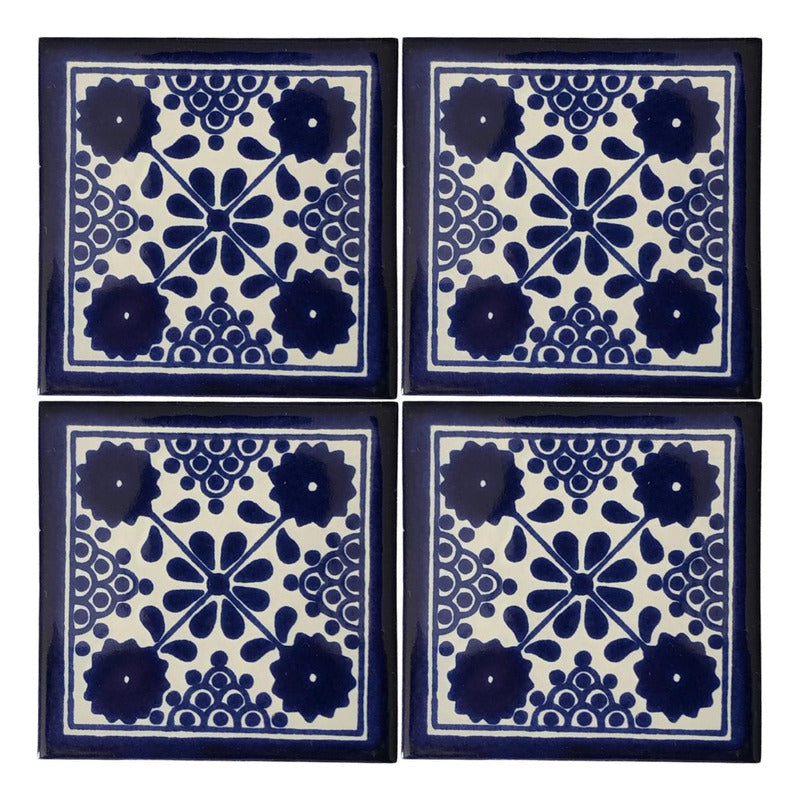 Azulejo Artesanal Talavera Liso 90pz #acls-52