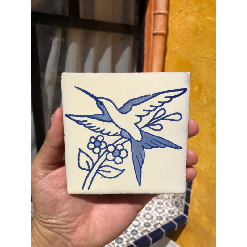 Azulejo Artesanal Talavera Liso 90pz #acls-125