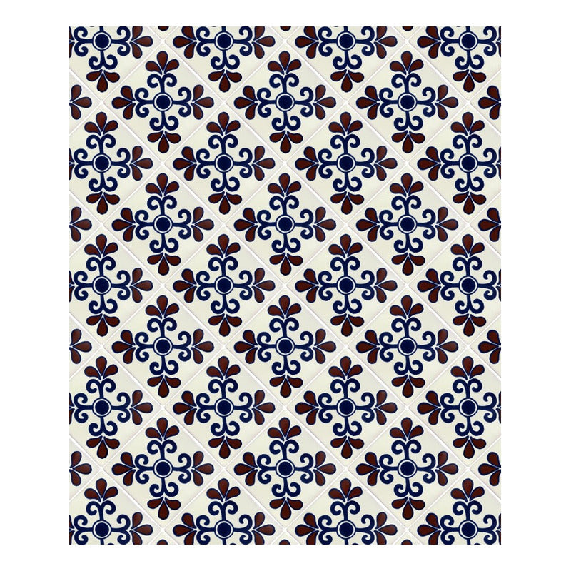 Azulejo Artesanal Tipo Talavera Liso 90pz #acls-99