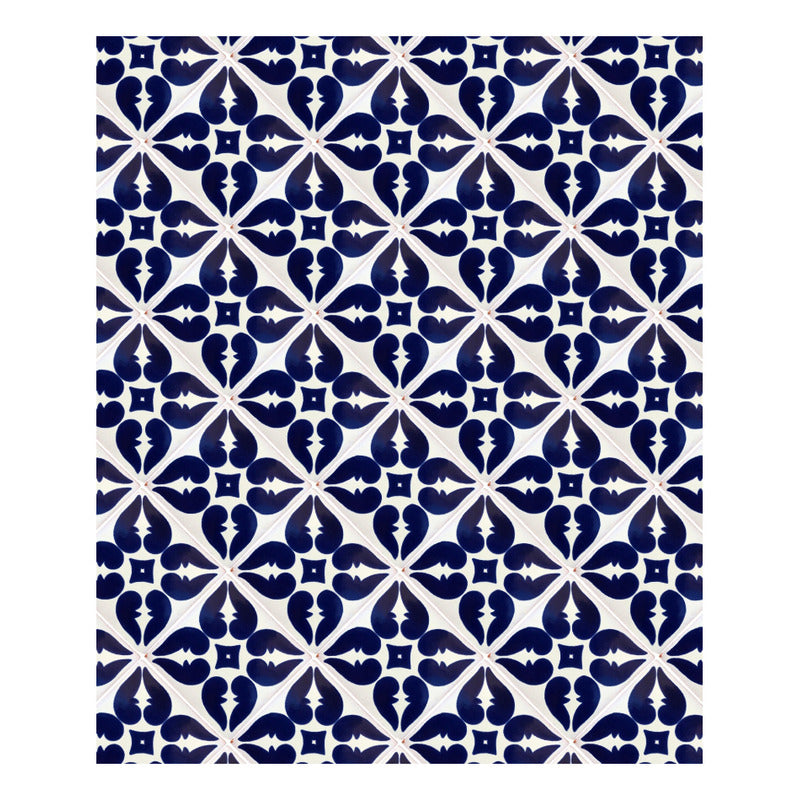 Azulejo 10.5cm Artesanal Tipo Talavera Liso 90pz #acls Acls-42