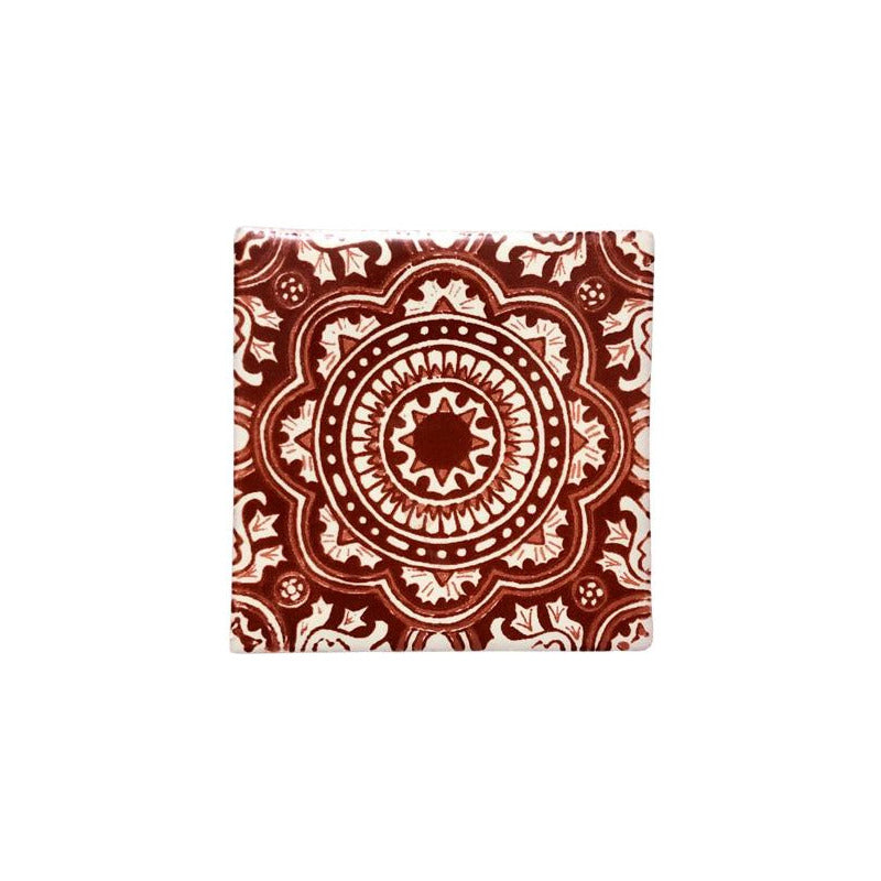 Azulejo 10.5cm Artesanal Talavera Liso 90pz #acls-93