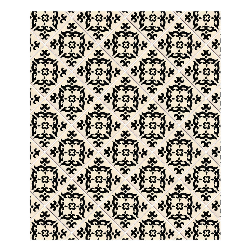 Azulejo 10.5cm Artesanal Tipo Talavera Liso 90pz #acls Acls-115