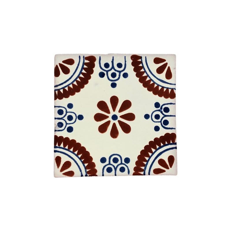 Azulejo 10.5cm Artesanal Talavera Liso 90pz #acls Acls-98