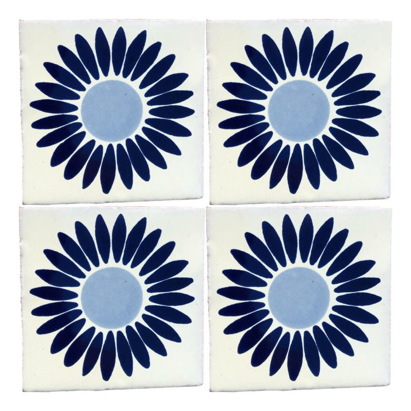 Azulejo Artesanal Talavera Liso 90pz #acls-87