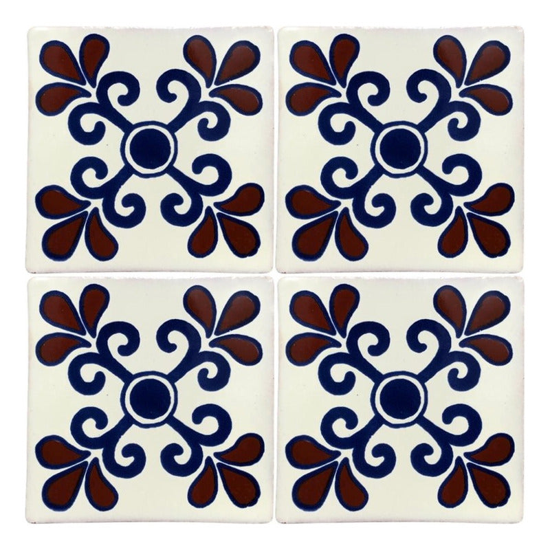 Azulejo Artesanal Tipo Talavera Liso 90pz #acls-99