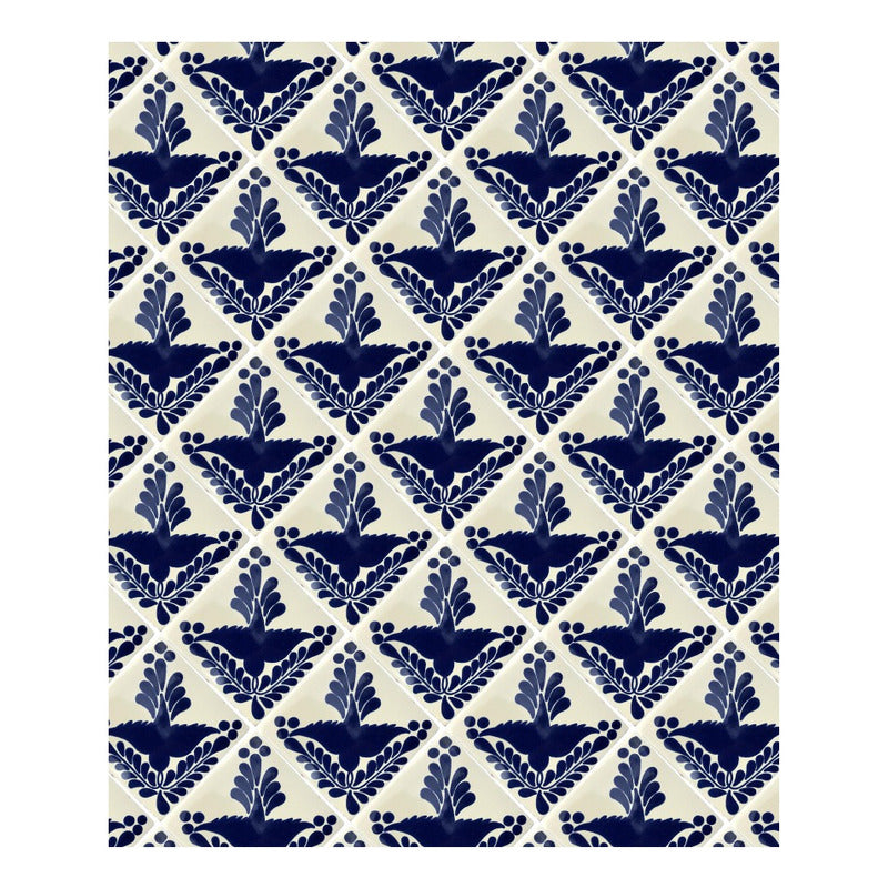 Azulejo Artesanal Talavera Liso 90pz #acls-62