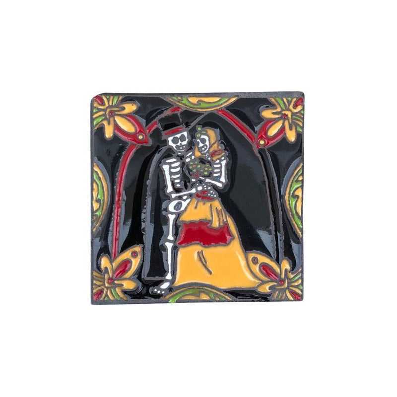 Azulejo 11cm Artesanal Tipo Talavera Relieve 90pz #acre Acre-45