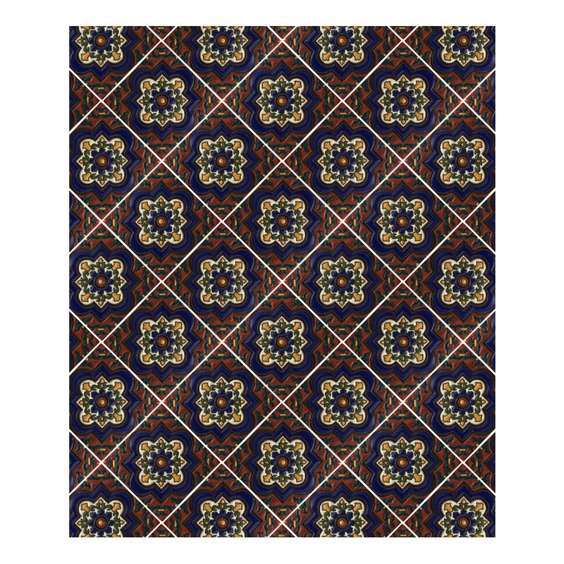 Azulejo 11cm Artesanal Talavera Relieve 90pz #acrs-10