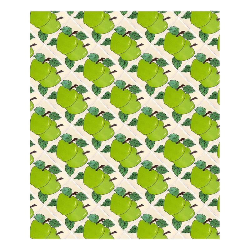 Azulejo 10.5cm Artesanal Tipo Talavera Liso 90pz #acln-07