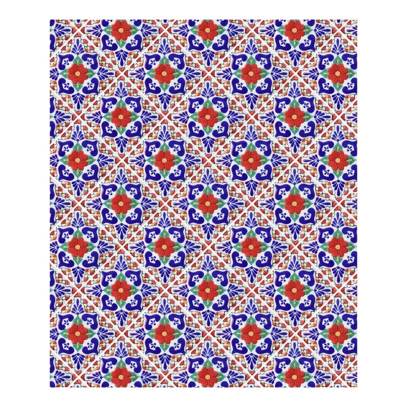 Azulejo Cerámico Artesanal 1m2  Alhambra 23 Blanco