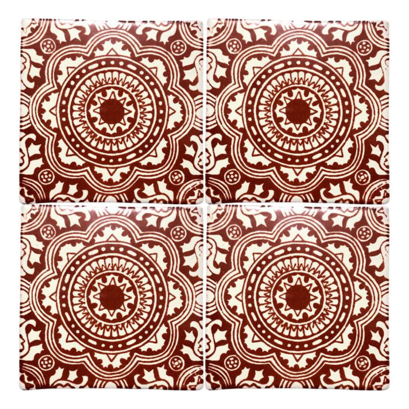 Azulejo 10.5cm Artesanal Talavera Liso 90pz #acls-53