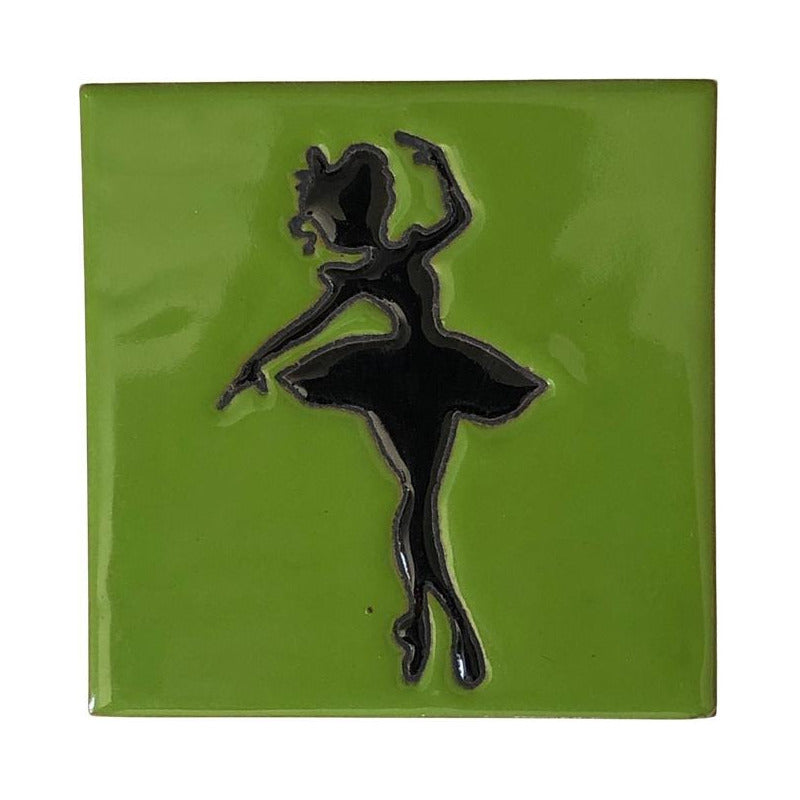 Azulejo 11cm Artesanal Tipo Talavera Relieve 30pz #acrn Acrn-02