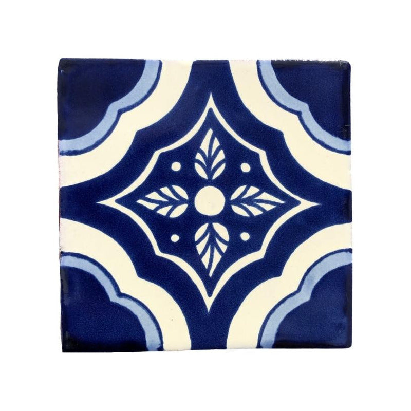 Azulejo Artesanal Tipo Talavera Liso 90pz #acls-88