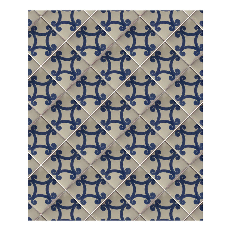 Azulejo 10.5cm Artesanal Talavera Liso 90pz #acls Acls-39