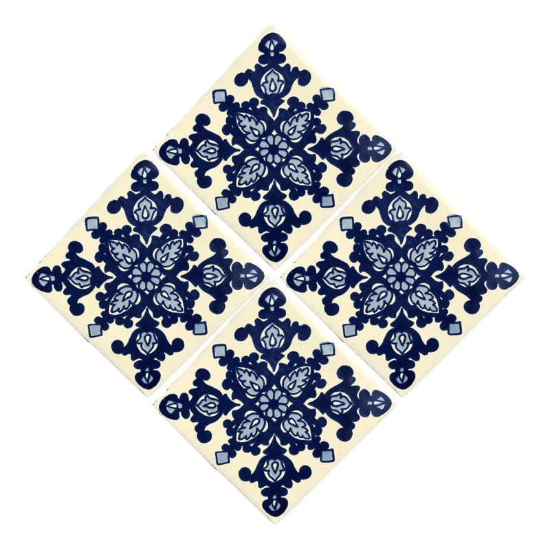 Azulejo Artesanal Tipo Talavera Liso 90pz #acls-90
